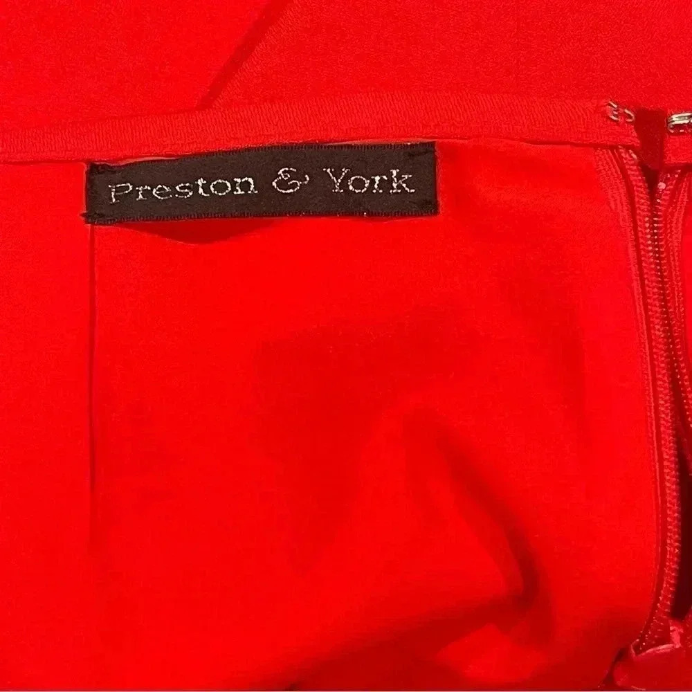 Red Lined Skirt by Preston & York - Picture 4 of 9